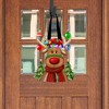 Briarwood Lane Christmas Door Hanger 16x16 Festive Reindeer For Christmas Door Hanger - 2 of 2