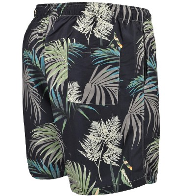 Мужские шорты Falcon Bay Men's Rick's Cafe Hawaiian Print Swim Shorts Black X-Large — фото 2