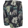 Falcon Bay Men's Rick's Cafe Hawaiian Print Swim Shorts | Black - 2 of 2