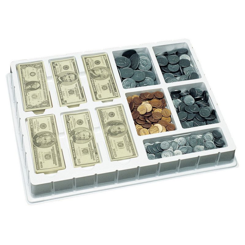 Educational Insights Play Money Coins &#38; Bills Deluxe Set, 1 of 6