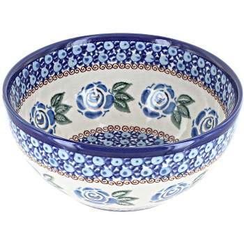 Blue Rose Polish Pottery 408 Kalich Cereal Bowl