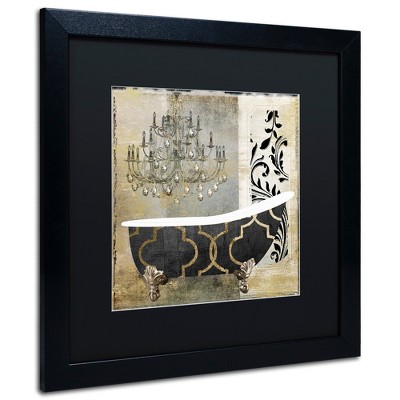 Trademark Fine Art -Color Bakery 'Paris Bath II' Matted Framed Art