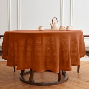 Solino Home Linen Round Tablecloth | Sonoma - 1 of 4