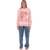 Seven Times Six Strawberry Shortcake Sweatshirt Women's Sweet List Fleece Pullover Pink - 2 of 4