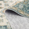 Washable Vintage Area Rug, Non-Slip Low Pile Throw Soft Rugs with Rubber Backing, Area Rug Rugs for Living Room,Vintage Rugs Medallion Carpet - 4 of 4