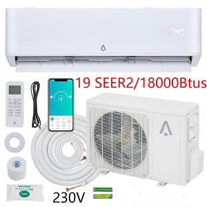 9000/12000/18000/24000/36000Btus Mini Split Air Conditioner 19/23 Seer2 With Heater System 115V/230V - 1 of 4