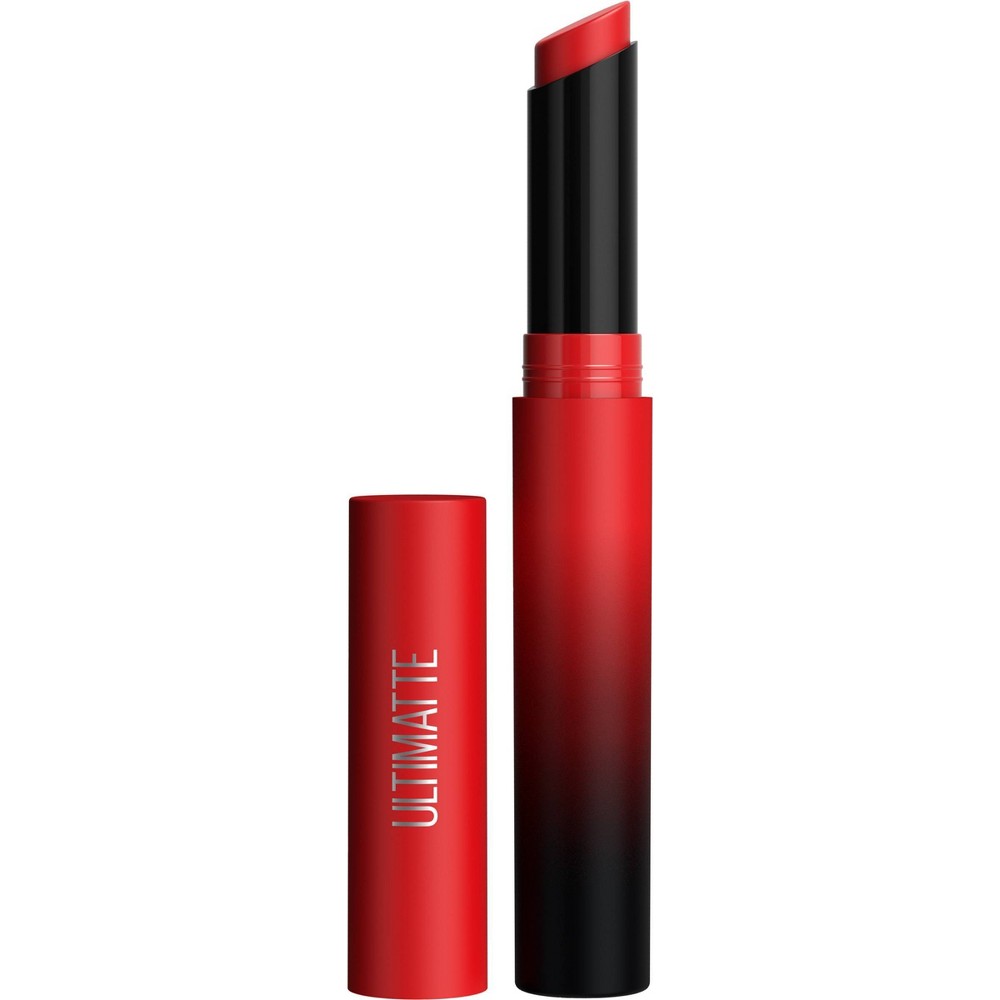 Photos - Other Cosmetics Maybelline MaybellineColor Sensational Ultimatte Slim Lipstick - 199 More Ruby - 0.06 