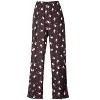 Memoi Women's "Tossed Santa" Pull-On PJ in a Bag Black L - 2 of 3