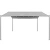 vidaXL Garden Gazebo Steel, Large Outdoor Canopy, Waterproof and Removable Oxford Fabric Roof, Ideal for Events and Family Gatherings- Anthracite - 3 of 4