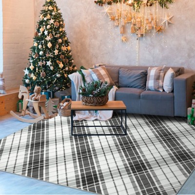 Area Rugs for Bedroom Living Room, Machine Washable Low Pile Rugs, Non Slip Mode Rug