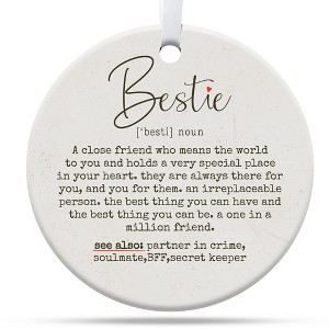 Friendship Gifts for Women, Best Friend, Funny, Work Besties, Sister, Friend Ornaments for Women - 1 of 4