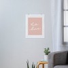 16"x20" Lisa Argyropoulos Hello Love Warm Blush Art Print Unframed Wall Poster Pink - Deny Designs - 3 of 4