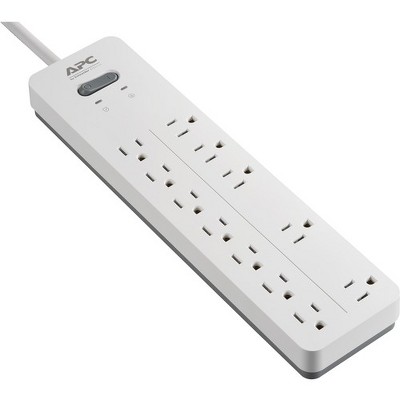 APC by Schneider Electric SurgeArrest Home/Office 12-Outlet Surge Suppressor/Protector - 12 x NEMA 5-15R - 2160 J - 120 V AC Input