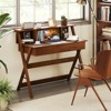 Tangkula Home Office Desk w/ 3 Drawers Built-in Monitor Stand Storage Writing Desk - 4 of 4