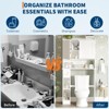 Over The Toilet Storage Cabinet With Barn Door, White Above Toilet Storage Cabinet - 4 of 4