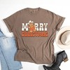 Simply Sage Market Women's Merry Christmas Gingerbread Short Sleeve Garment Dyed Tee - 2 of 4