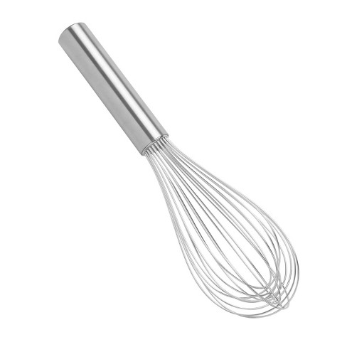 Stainless Steel Ball Whisk Set for Kitchen Cooking - 10 Inch and 12 Inch