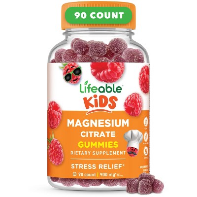 Lifeable - Magnesium Citrate - 900mg - Kids - 90 Gummies