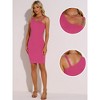 INSPIRE CHIC Women's Summer Ribbed Club Tank Dress - 2 of 4