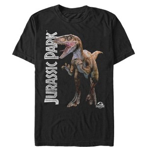 Men's Jurassic Park Velociraptor Logo T-Shirt - 1 of 4