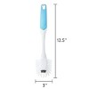 Racxily Great Value All Purpose Kitchen Brush, Dish Brush for Non-Stick & Coated Cookware, Dishwasher Cleaning, White - 2 of 4