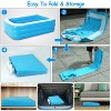 CoolWorld"Family Inflatable Swimming Pool 120*72*24in for Kids, Adults, Baby - Backyard Water Play Center"Blue - 3 of 4
