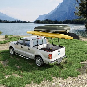 ORRD Heavy-Duty Universal Truck Bed Ladder Rack, 900LB Capacity Adjustable Steel Cargo Rack, No-Drill Install - 1 of 4
