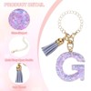Unique Bargains Resin Lightweight Decorative Sparkling Purple Sequins Tumbler Cup Charm - 3 of 4