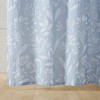 VYNXARIA Elegant and simple decoration Floral Shower Curtain,Blue - 4 of 4