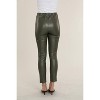 Women's Vegan Leather Leggings - DOLCE CABO - 3 of 3