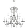 Livex Lighting Daphne 15 - Light Chandelier in  Polished Chrome - 4 of 4