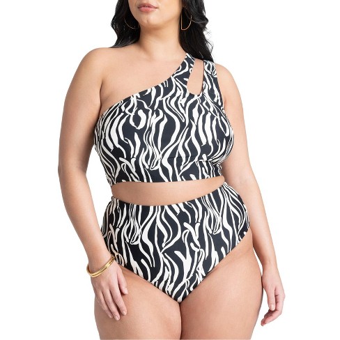 Women's Mesh High Waist Bikini Bottom - Shade & Shore™ Black : Target