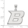 Black Bow Jewelry 14k White Gold Boise State Broncos NCAA Large Pendant - 2 of 3