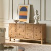 ulanini Adjustable Shelves Sideboard with Solid Wood Legs - 2 of 4