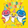 Pinkfong Baby Shark Daddy Mommy Graphic T-Shirt Yellow - 3 of 4