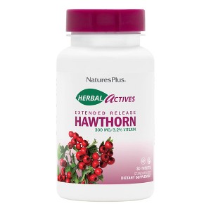 Hawthorne Extract 300mg Time Release by Nature's Plus  -  30 Sustained Release Tablet - 1 of 3