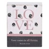 Dicksons TPLK34-328 Love Comes In All Forms White, Black, And Pastel Pink 3 x 4 Wood Distressed Finish Decorative Tabletop Plaque Home D�cor - 2 of 3