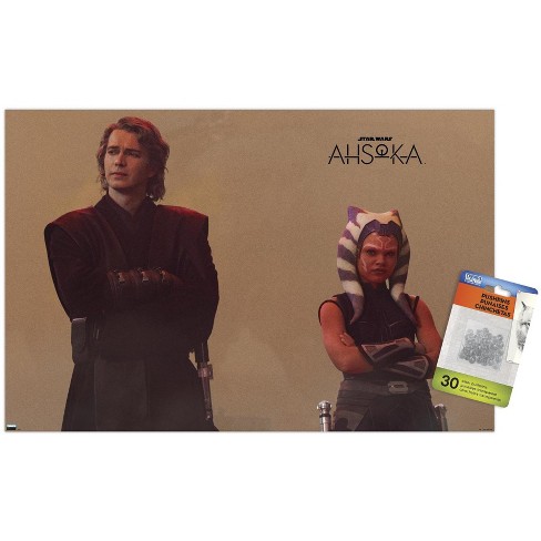 Trends International Star Wars: Ahsoka - Ahsoka and Anakin Throwback Unframed Wall Poster Prints - image 1 of 4