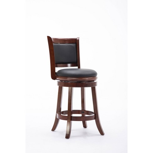 24 Augusta Swivel Counter Height Barstool Hardwood Boraam Target