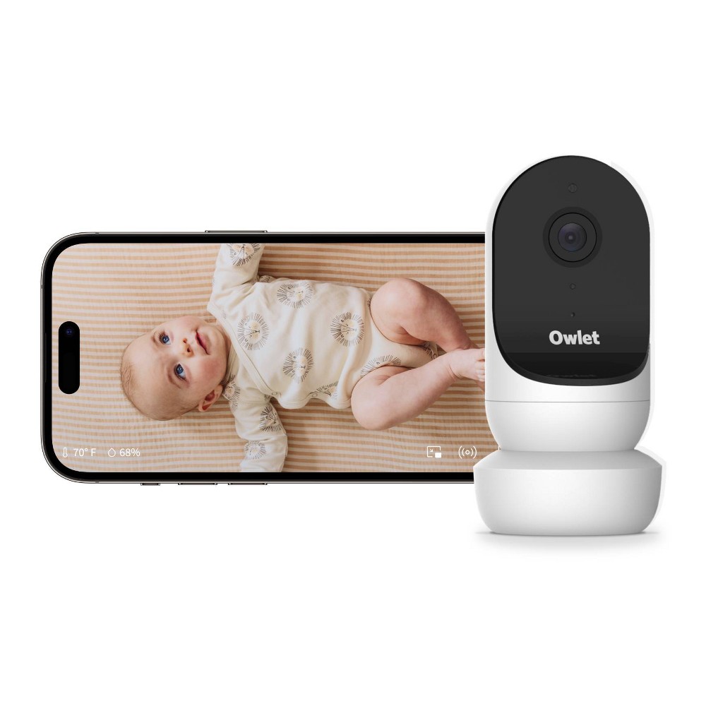 Photos - Baby Monitor Owlet Cam 2 Smart Baby Video Monitor - White