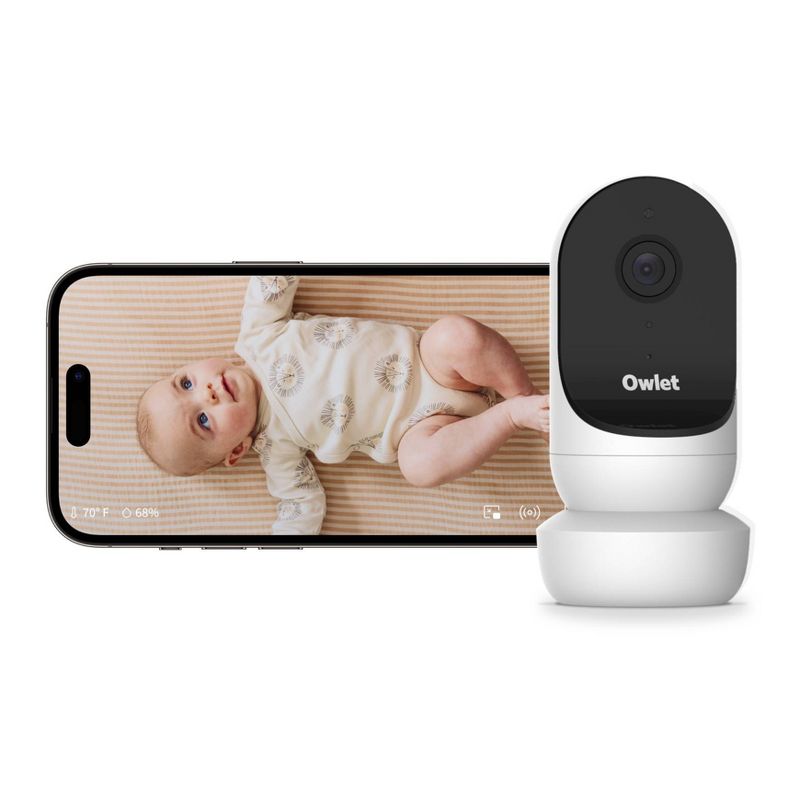Owlet Cam Smart Baby Monitor - HD Video Monitor with Camera, Encrypted WiFi, Humidity, Room Temp, Night Vision &#38; 2-Way Talk, 1 of 12