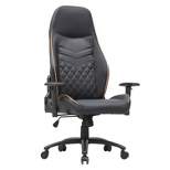 Ansar Diamond Stitched Faux Leather Gaming Chair - miBasics