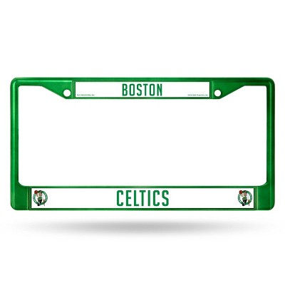 NBA Boston Celtics Colored Chrome License Plate Frame