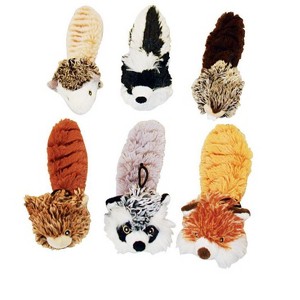 Multipet Bouncy Burrow Buddies Assorted Plush Assortment Dog Toy Medium 1 pk - 1 of 1