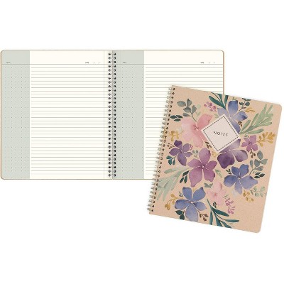 Cambridge 160pg Ruled Notebook 9.875&#34;x8.75&#34; Floral_3