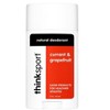 Think Thinksport Natural Deodorant, Currant & Grapefruit, 2.9 oz - 2 of 4