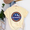 Simply Sage Market Women's Snowbird Ski Resort Short Sleeve Garment Dyed Tee - 3 of 4