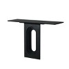 FURNIinspire Console Tables Entryway Table, Living Room Narrow Console Table, Entry Way Table, Unique Loopback Design, Black, 15.75"*47.24"*31.5" - 2 of 4