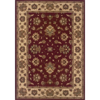 Oriental Weavers Ariana 623V3 Red/ Ivory Indoor Area Rug - 4' x 6"