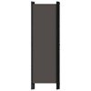 vidaXL 4-Panel Room Divider Anthracite 78.7"x70.9" - 4 of 4